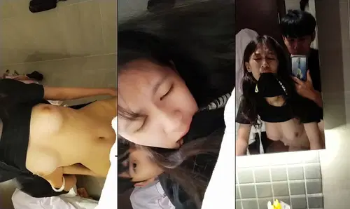 Teman Akrab Kulit Putih Payudara Pink Bercinta di Kamar Mandi