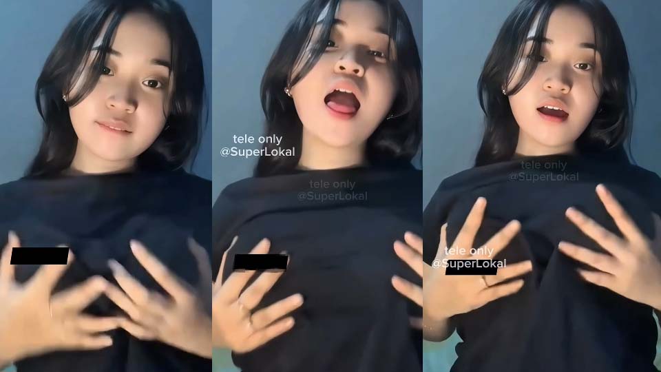 Gadis Berpayudara Besar Mempertunjukkan Tubuhnya Langsung