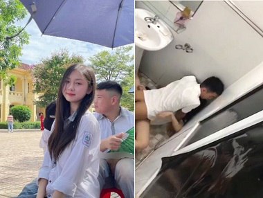 Siswi Ngentot dengan Pacar di WC