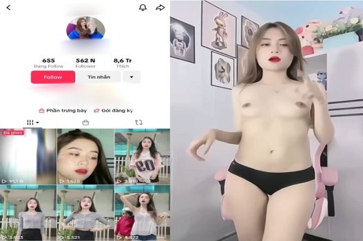 TikToker Tubuh Ideal Menari Tanpa Pakai Bra dan CD